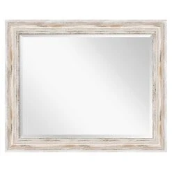 Alexandria White Wash Framed Wall Mirror - Amanti Art -Umbra Home Decor Shop GUEST 5347ae99 e750 47fa ae55 cb003afc9190