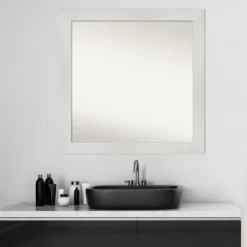 31" X 31" Non-Beveled Mosaic Bathroom Wall Mirror White - Amanti Art 14 31" X 31" Non-Beveled Mosaic Bathroom Wall Mirror White - Amanti Art -Umbra Home Decor Shop GUEST 534c38d5 57a9 4573 a9d4 4d8ceecf4db0
