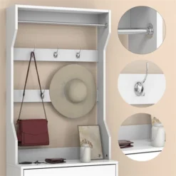 Slim Mirror Shoe Cabinet With 3 Flip Drawers, Hidden Shoe Cabinet With Coat Rack, Shoe Rack Organizer For Living Room Hallway Closet And Apartment 16 Slim Mirror Shoe Cabinet With 3 Flip Drawers, Hidden Shoe Cabinet With Coat Rack, Shoe Rack Organizer For Living Room Hallway Closet And Apartment -Umbra Home Decor Shop GUEST 53bbf8cc 0478 4770 8100 c235be7f9cc4