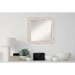 Alexandria White Wash Framed Wall Mirror - Amanti Art -Umbra Home Decor Shop GUEST 53c69d83 4028 49f3 9a20 7016f533892a