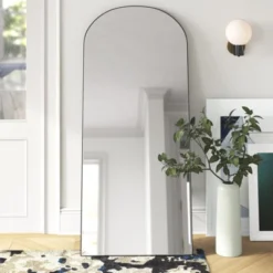 Nabila 71 In. X 31 In. Extra Large Arched Mirror, Modern Full Length Mirror With Wood Frame - The Pop Home -Umbra Home Decor Shop GUEST 53d4cc37 9a09 40ac a7f3 ab7deaadb49f