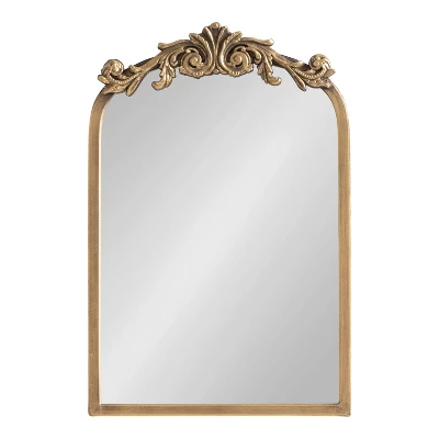 12" X 18" Arendahl Tabletop Arch Decorative Wall Mirror Gold - Kate & Laurel All Things Decor 1 12" X 18" Arendahl Tabletop Arch Decorative Wall Mirror Gold - Kate & Laurel All Things Decor