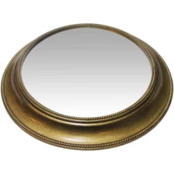 30" Sonore Oval Wall Mirror Antique Gold - Infinity Instruments -Umbra Home Decor Shop GUEST 54dad8a4 9c57 494f af9e a213e309ee2f