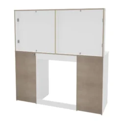 Amelia Vanity Table With Mirror White - Polifurniture -Umbra Home Decor Shop GUEST 569f3ab1 afa4 41ab ba53 3c2d659d0e6a