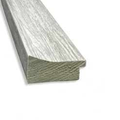 40" X 28" Non-Beveled Dove Narrow Bathroom Wall Mirror Gray Wash - Amanti Art