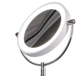Makeup Mirror With Qi Charging Stand White (Includes LED Light Bulb) - OttLite -Umbra Home Decor Shop GUEST 5902e13b 0650 4ee9 997c 8600ef2eebd2
