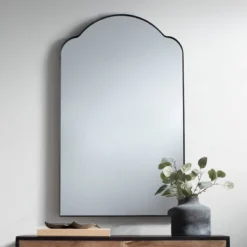 Uttermost Harlan Oil-Rubbed Bronze 22" X 36" Arch Top Wall Mirror -Umbra Home Decor Shop GUEST 5921cd88 c388 4d84 b14e bb74895ca67f