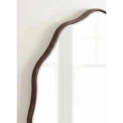 Kate & Laurel All Things Decor 32"X32" Viona Round Scalloped Mirror Bronze -Umbra Home Decor Shop GUEST 5929b43f 56c5 4dc9 bc5e 320d531b8676