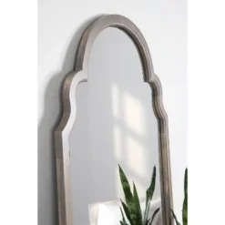 24" X 36" Hogan Arch Wall Mirror Gray - Kate & Laurel All Things Decor -Umbra Home Decor Shop GUEST 59d95fa8 63e5 44ac 8dda 01b328952776