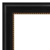 Amanti Art Manhattan Black Non-Beveled On The Door Mirror Full Length Mirror, Wall Mirror 52 In. X 18 In
