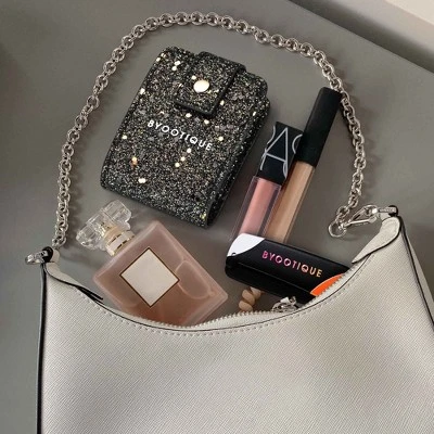 Byootique Portable Lipstick Case Lip Gloss Pouch With Mirror For Purse Mini Bag 7 Byootique Portable Lipstick Case Lip Gloss Pouch With Mirror For Purse Mini Bag - Image 7