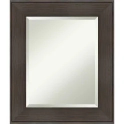 William Framed Bathroom Vanity Wall Mirror Espresso - Amanti Art -Umbra Home Decor Shop GUEST 5bbdf277 0d97 4934 827e b13f7dba4e72