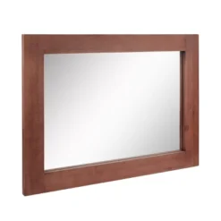 Rectangle Worn Wood Decorative Wall Mirror Stratford Maroon - Stonebriar Collection -Umbra Home Decor Shop GUEST 5d4af35a d465 4ecb 9659 57e7fb676a50
