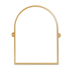 Yale Arch Metal Pivot Bathroom Vanity Mirror Tilting Vanity Mirrors Decorative Wall Mirrors 36"x24" - The Pop Home 10 Yale Arch Metal Pivot Bathroom Vanity Mirror Tilting Vanity Mirrors Decorative Wall Mirrors 36"x24" - The Pop Home -Umbra Home Decor Shop GUEST 5d90a729 3462 4f1c b689 c1237f6273df