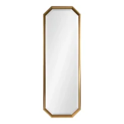 17.5" X 49.5" Calder Full Length Wall Mirror Gold - Kate & Laurel All Things Decor
