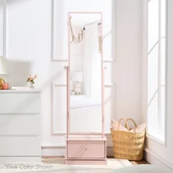 Best Choice Products 360 Swivel Standing Mirrored Jewelry Cabinet, LED-Lit Makeup Organizer W/ Mirror -Umbra Home Decor Shop GUEST 60f8491a eaf4 482a 954e 780f7d34aa3b