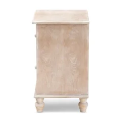 Celia Wood And Mirror 2 Drawer Quatrefoil Nightstand Natural - Baxton Studio -Umbra Home Decor Shop GUEST 615f5133 fba1 494e 8fcf aee0f9e3d5d4