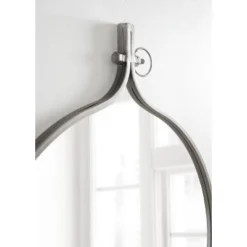 30" X 37" Yitro Metal Framed Wall Mirror Gray - Kate & Laurel All Things Decor -Umbra Home Decor Shop GUEST 61be5904 5d49 4941 85be 065c2598e17c