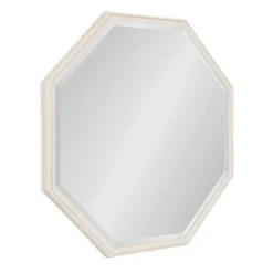 Oakhurst Octagon Wall Mirror White - Kate & Laurel All Things Decor -Umbra Home Decor Shop GUEST 6288eeb5 28a7 4395 89bc d13af250f8f4