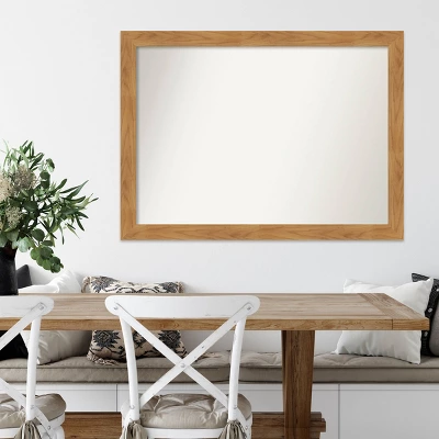 42" X 31" Non-Beveled Carlisle Blonde Wood Wall Mirror - Amanti Art 6 42" X 31" Non-Beveled Carlisle Blonde Wood Wall Mirror - Amanti Art - Image 6