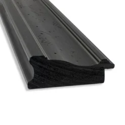 24" X 30" Non-Beveled Shipwreck Black Bathroom Wall Mirror - Amanti Art