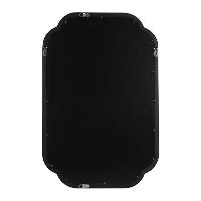 Kate & Laurel All Things Decor 24"X36" Glenby Scallop Wall Mirror Gold 3 Kate & Laurel All Things Decor 24"X36" Glenby Scallop Wall Mirror Gold - Image 3