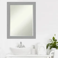 Brushed Petite Bevel Bathroom Wall Mirror 13 Brushed Petite Bevel Bathroom Wall Mirror -Umbra Home Decor Shop GUEST 655faf32 6b19 4572 93d0 080042cc26ff
