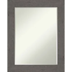 Rustic Plank Petite Bevel Bathroom Wall Mirror -Umbra Home Decor Shop GUEST 65a20bfa d51a 4c52 9713 f028da2cf4a6