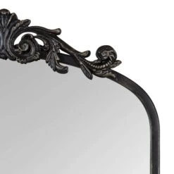 19" X 30.7" Arendahl Arch Wall Mirror Black - Kate & Laurel All Things Decor -Umbra Home Decor Shop GUEST 6637f524 38ba 42b9 be0d 3234bab1b465