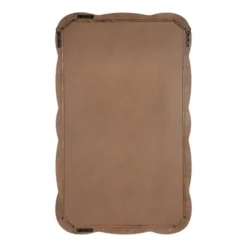 24" X 38" Hatherleigh Scallop Wood Wall Mirror Rustic Brown - Kate And Laurel -Umbra Home Decor Shop GUEST 67177706 6cb4 4ea5 8d7f f0b92c76b880