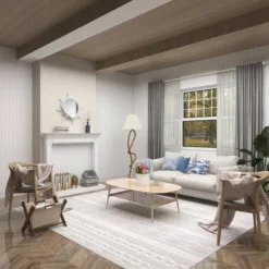 Wood Sail Boat Ship Wheel Wall Mirror With Netting Accent White - Olivia & May -Umbra Home Decor Shop GUEST 68579667 d1da 460e aa3b 169e3dbcf5e6