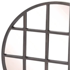 Metal Wall Mirror With Grid Frame Black - CosmoLiving By Cosmopolitan -Umbra Home Decor Shop GUEST 68618726 4341 49e6 8266 43ce8922d313