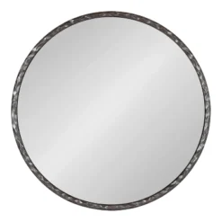 Kate & Laurel All Things Decor 26"x26" Jedda Decorative Wall Mirror Pewter -Umbra Home Decor Shop GUEST 687d9c6e 61ff 4704 a5e4 7783a5d97b35