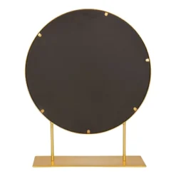 18" X 22" Rouen Round Wall Mirror Gold - Kate & Laurel All Things Decor: Freestanding, Metal Frame, Modern Decor -Umbra Home Decor Shop GUEST 690c0fcc 50ef 4dfd 8441 2b764efc6a68