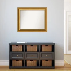 34" X 28" Non-Beveled Parlor Gold Wall Mirror - Amanti Art -Umbra Home Decor Shop GUEST 698d4be6 5002 4bae ace8 c02fa79e129d