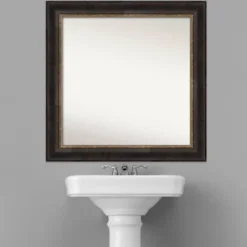 32" X 32" Non-Beveled Varied Black Bathroom Wall Mirror - Amanti Art -Umbra Home Decor Shop GUEST 6a254349 f765 458d bd0c 0ac3fbe30de1
