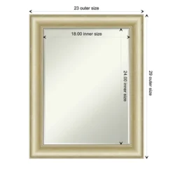 Amanti Art Textured Light Gold Petite Bevel Bathroom Wall Mirror 29 X 23 In. 9 Amanti Art Textured Light Gold Petite Bevel Bathroom Wall Mirror 29 X 23 In. -Umbra Home Decor Shop GUEST 6a68e788 65a4 435e 9c49 b81c04bde298