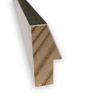 29" X 23" Non-Beveled Lucie Wood Bathroom Wall Mirror Silver - Amanti Art 1 29" X 23" Non-Beveled Lucie Wood Bathroom Wall Mirror Silver - Amanti Art