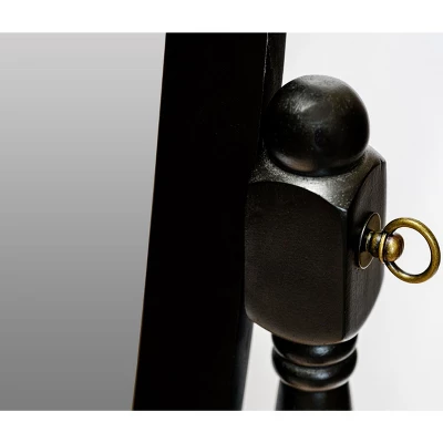 Legacy Decor Swivel Full Length Free Standing Wood Cheval Floor Mirror 1 Legacy Decor Swivel Full Length Free Standing Wood Cheval Floor Mirror