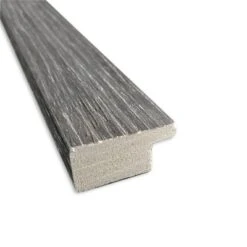 30" X 24" Non-Beveled Pinstripe Plank Gray Thin Wall Mirror - Amanti Art