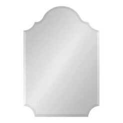 24" X 36" Reign Arch Wall Mirror Silver - Kate & Laurel All Things Decor