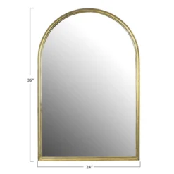 Arched Metal Wall Mirror Gold - Storied Home 9 Arched Metal Wall Mirror Gold - Storied Home -Umbra Home Decor Shop GUEST 6bf0f753 5667 4bf9 8abf 46ab695867eb