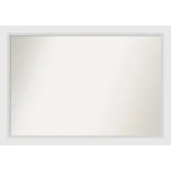 Amanti Art Blanco White Non-Beveled Wood Bathroom Wall Mirror -Umbra Home Decor Shop GUEST 6da5da5b b42e 4638 9b58 1be1039515b5