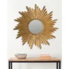 Sunburst Decorative Wall Mirror Gold - Safavieh