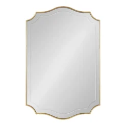 20" X 30" Hollyn Decorative Framed Wall Mirror Gold - Kate & Laurel All Things Decor