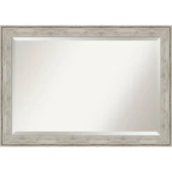 Crackled Framed Bathroom Vanity Wall Mirror Metallic - Amanti Art -Umbra Home Decor Shop GUEST 71116ce5 01b6 4434 8143 7098e97d7741