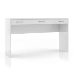 2pc Grayde 3 Drawer Vanity Table And Mirror Set With Bulbs And USB Ports Luminous White - MiBasics -Umbra Home Decor Shop GUEST 71127dd2 88ff 4a85 a8ac e8f36ebe9838