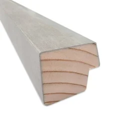 40"x29" Non-Beveled Two Tone Wood Bathroom Wall Mirror Silver - Amanti Art: Modern Vanity Accessory, Wall Mount