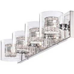 Possini Euro Design Modern Wall Light Four-Light Chrome 30.75" Vanity Fixture For Bathroom Over Mirror -Umbra Home Decor Shop GUEST 7166b8c8 0687 4f5a bdb2 e96f12443fc7