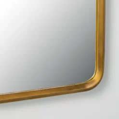 Arched Metal Frame Mirror Brass Finish - Hearth & Hand™ With Magnolia -Umbra Home Decor Shop GUEST 716e116a 6ee0 4b78 a585 1d1b6a8fc93b